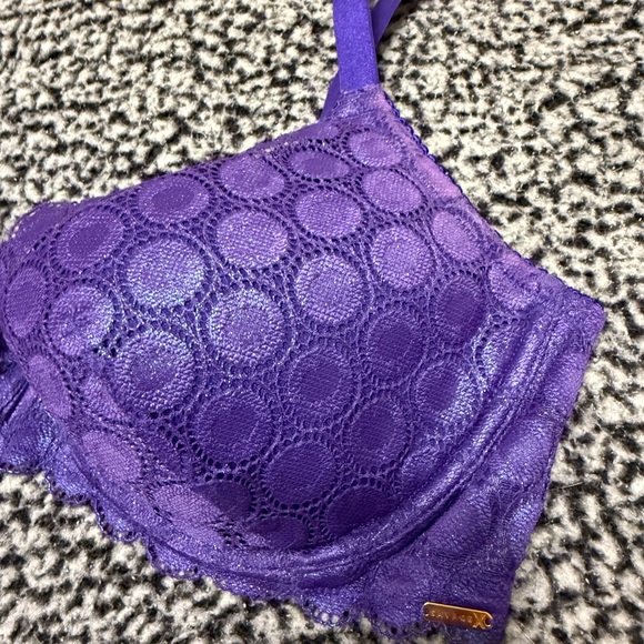 Savage X Fenty Vibrant Purple Lace Bra - Picture 3 of 5